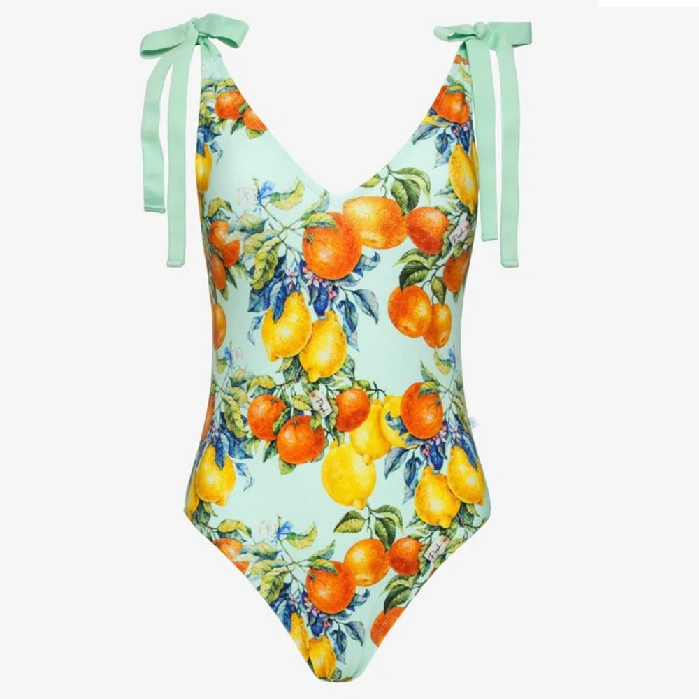 NWT Posh Peanut Women's One Piece Swimsuit L🍊